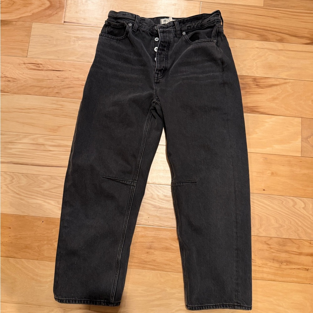 Madewell Darted Barrel-Leg Jean size 27